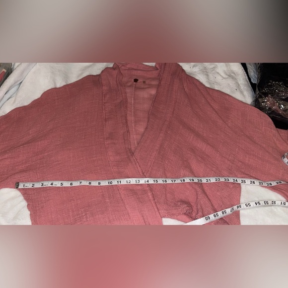 Free People One Azalea Kimono Dusty Rose XS/S - Picture 11 of 11